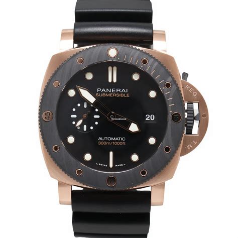 panerai submersible quarantaquattro goldtech orocarbo|Panerai Submersible Watches .